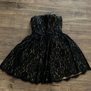 Lace black dress